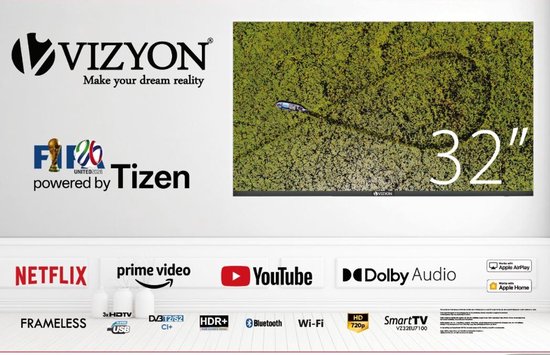 Vergelijken: VIZYON 32” HD Ready vs alternatieven