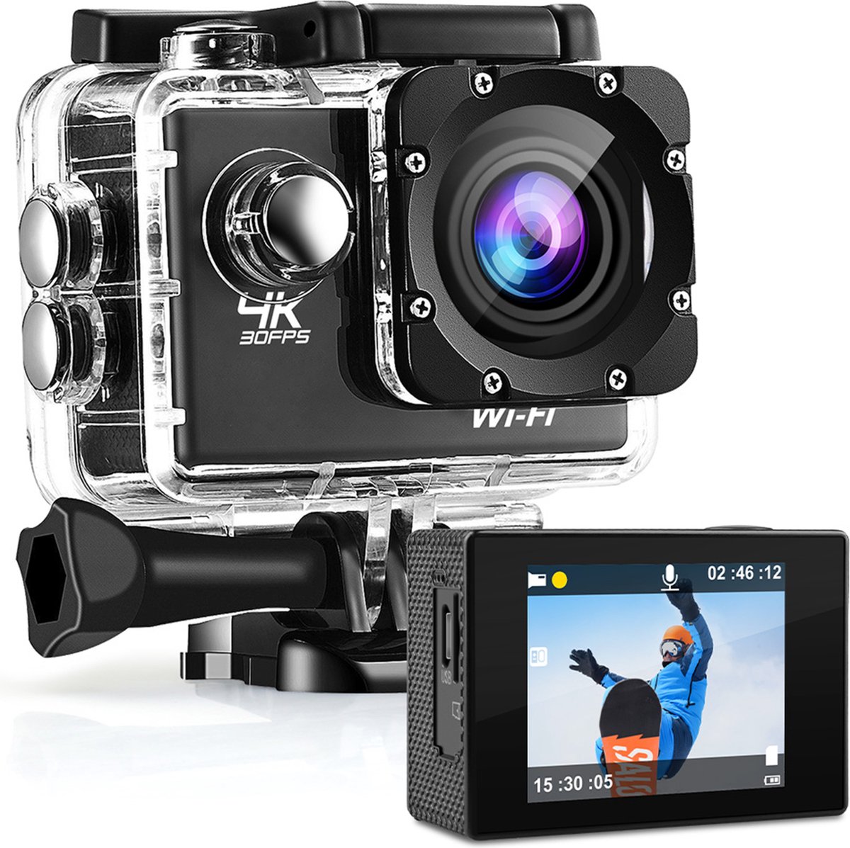 Strex Action Camera 4K 16MP WiFi