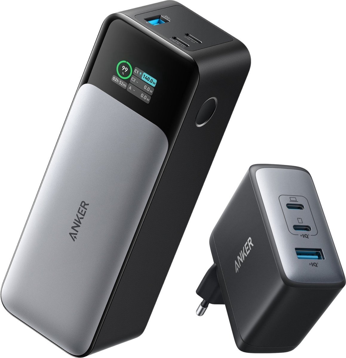 Anker 737 Power Bank PowerCore 24K vs Baseus Blade 100W vs Ugreen Nexode 145W vergeleken