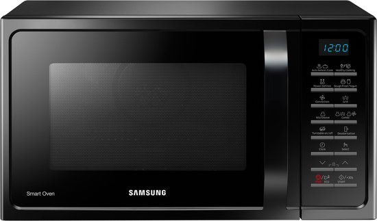 Vergelijken: Samsung MC28H5015AK/EF, MWO(COMMON),1,230V 50HZ,EBONY vs alternatieven